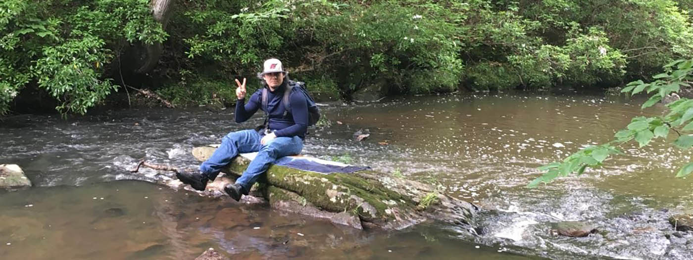 about me - chilling on the river